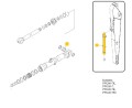707-76-70110 Tuleja Komatsu PC200 70x85x86