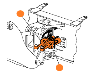 Pakiet uszczelek obrotu Komatsu WB97S-2 