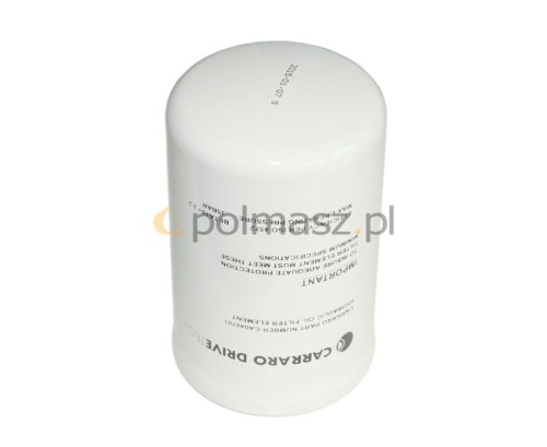 Oryginalny filtr skrzyni biegów Carraro do koparko-ładowarek Komatsu WB93 oraz WB97.
