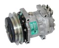 Sanden SD7H13 model 8948. Kompresor klimatyzacji do Komatsu WA200-6, WA200pz-6, WA250-6, WA250pz-6, WA270-8, WA320-6, WA320pz-6, WA380-6, WA380-8, WA430-6, WA450-6, WA470-6, WA470-8, WA480-6. Wysyłka w 2-3 dni.