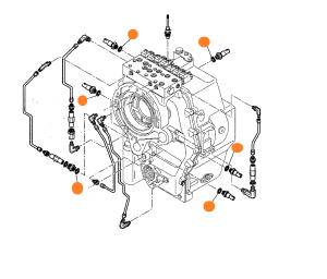 CA0023287 Komatsu WB Podkładka czujnika ciśnienia 