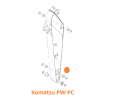 Tuleja Komatsu WB93 WB97 PW130 PW140 PW160 -4568