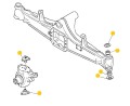 Zestaw naprawczy zwrotnicy Komatsu WB97r-5-4837