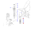 42U-09-H3140 Uszczelka sworznia skrętu Komatsu WA -4948